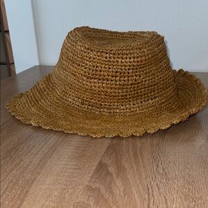 Anthropologie Woven Bucket Hat NWT